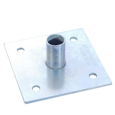 China Embase de acero del andamio de BS1139 EN74 para los accesorios del andamio de la base del enchufe proveedor