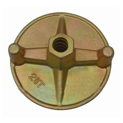China Los accesorios del andamio del CE, encofrado forjaron la nuez de ala φ17/160kn para la barra de lazo proveedor